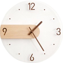 Iskandinav Duvar Saati 16 Inç Pille Çalışan(Yurt Dışından)