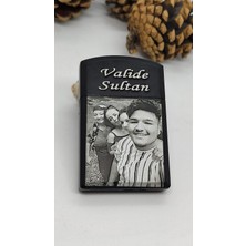 Giftoloji Kişiye Özel Yazı-Resim-Logo Yapılabilir Siyah Gazlı Çakmak