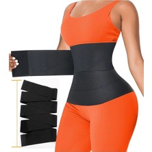 Monark Tummy Wrap Bel Inceltici Yağ Yakici Sıkılaştırıcı 4 mt Kum Saati Bel Korsesi Tummy Wrap Waist Trainer