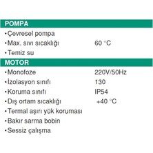 Taifu Tek Kademeli Santrifüj Pompa - THF6B-1 (2 Hp)