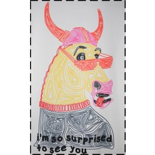 Piedra Beyaz Oversize Kapüşonlu  Sweatshirt