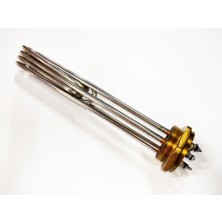 2 Inç 304CR 10KW 380V Bükümlü 33CM Trifaze Sanayi Isıtıcı Rezistansı