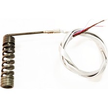 Spiral Isıtıcı Rezistans 100MM BOY-18MM ÇAP-650W-220V 1mt Kablolu
