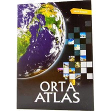 beleşecom Orta Atlas, Kuşe Kağıt, 42 Sayfa, 22X31CM, Karton Kapak