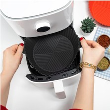 Mutyo Airfryer Silikon Pişirme Kalıbı Siyah