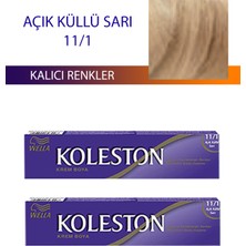 Wella Koleston 2 Adet Single Tüp Boya Saç Boyası Açık Küllü Sarı 11/1