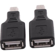 5 Pin Mini USB Erkek To USB Dişi Adaptör - Mini USB Otg