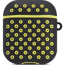 MobaxAksesuar Apple Airpods 1. / 2. Nesil ile uyumlu Kılıf Delikli Koruyucu Silikon Kapak