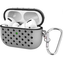 MobaxAksesuar Apple Airpods 1. / 2. Nesil ile uyumlu Kılıf Delikli Koruyucu Silikon Kapak