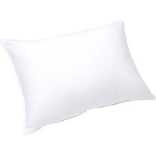 Tabba 1000 gr Beyaz % 100 Pamuk Kumaş Boncuk Elyaf Dolgulu Mikrofiber Yastık 50 x 70 cm