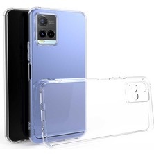 Vivo Y21S Kılıf Kamera Korumalı Süper Silikon Kapak