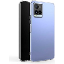 Vivo Y21S Kılıf Kamera Korumalı Süper Silikon Kapak