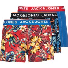 Jack & Jones Siyah Erkek 3'lü Boxer Set 12228458