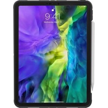 RedClick Apple Ipad Pro 4. Nesil M2 2022 11 Inç Uyumlu Kılıf Zırh Kalem Bölmeli Standlı Tablet Kılıfı Defens