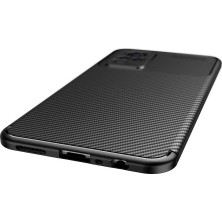 Vivo V21E Kılıf Negro Karbon Görünümlü Silikon Kapak