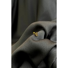 Mooni Accessories Ay Moon Star Model Piercing Zirkon Taşlı 316L Paslanmaz Çelik Altın Gold Renk