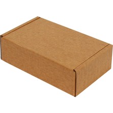 Kraft Kilitli Kargo Kutusu / Ebat: 15X13X5 cm (100 Adet)