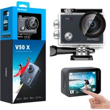 Akaso V50X 4K 30FPS Aksiyon Kamera ve Aksesuar Seti (Akaso Türkiye 2 Yıl Garantili)