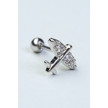 HD Piercing Uçak Model Silver Piercing