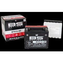 BS Battery Bs BTX12-BS 2017-2021 Aprilia Dorsoduro Uyumlu Akü