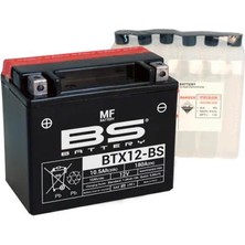 BS Battery Bs BTX12-BS 2017-2021 Aprilia Dorsoduro Uyumlu Akü