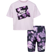 Nike Boxy Tee & Bıke Short Çocuk Takım 26K492-023