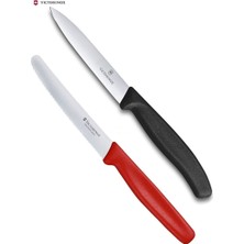 Victorinox Bıçak Seti Victorinox Tırtıklı Bıçak ve Düz Bıçak