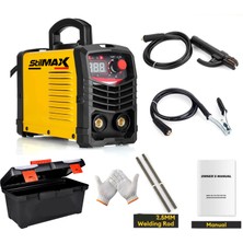 Stilmax Germany Pro MmA200X Çift Kart Igbt Inverter Kaynak Makinesi Dijital Ekran Göstergeli 200A Çantalı