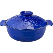 Lava Anatolia Selçuklu Güveci Çap (Ø)26 Cm. - Majolica Mavi