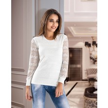 Derya Kurşun Dantelli Kadın Body 125