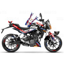 Kaly KTM Duke 200 Racing Design Sticker Set (2011-2016)