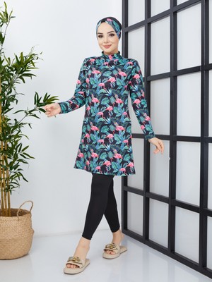 Blue Cats BLUECAT Tam Tesettür Kapalı Mayo