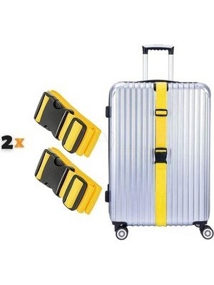 Balp 4 cm Valiz Bavul Emniyet Kemeri Renkli 2 Adet