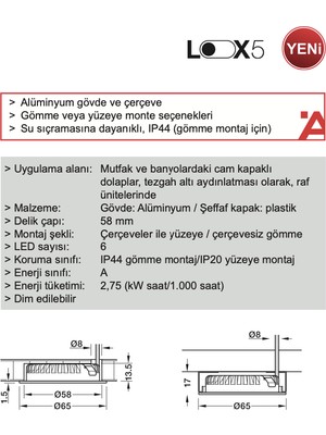 Plack Duş ve Banyolar için Islak Hacim Led Spot IP44 Krom Parlak Renkli 4000K