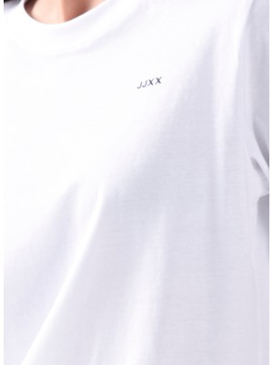 JJXX Jxanna Kadın Beyaz T-Shirt 12206974-Brightwhite