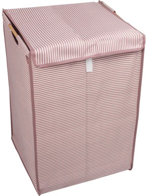 Winbox Çamaşır Sepeti Kapaklı 40X40X60 cm Pembe