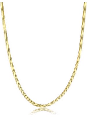 Bilezikci 14 Ayar Altın 3 Mm. Balıksırtı Zincir 65 cm