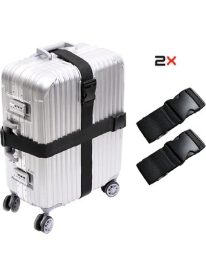 Balp 4 cm Valiz Bavul Emniyet Kemeri Renkli 2 Adet