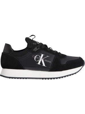 Calvin Klein Runner Sock Laceup Ny-Lth Wm Kadın Ayakkabı