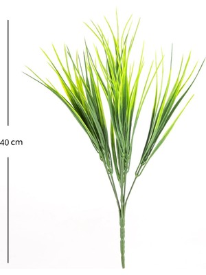 Ddtrend Dekoratif Yapay Çiçek Tırtıklı Grass Demeti Yapay Saz Aranjman 40 cm