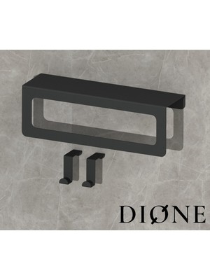 Dione Store Metal Banyo Havlu Askılığı ve Bornoz Havlu Askılığı Kanca Askılık 2'li Set