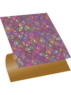 Tink Kendinden Yapışkanlı Geometrik Kuşak Desenli Pvc Karo 30X30 cm (4 Adet) 0,36 M2