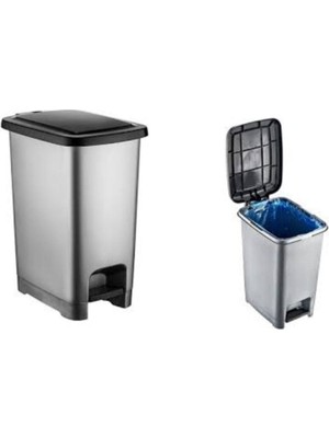 Şenyayla Plastik Slim Pedallı Çöp Kovası 60 Lt(Pedallı Çöp Kovası) ACL60LT Slim