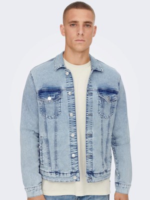 Only & Sons Erkek Kot Ceket Onscoın L. Blue 4334 Jacket 22024334