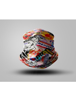 Buffalo Motorcu Baf Maske Outdoor Boyunluk Unisex Bandana