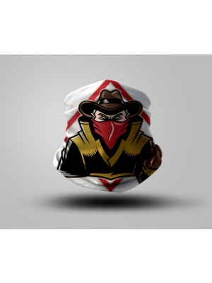 Buffalo Motorcu Baf Maske Outdoor Boyunluk Unisex Bandana