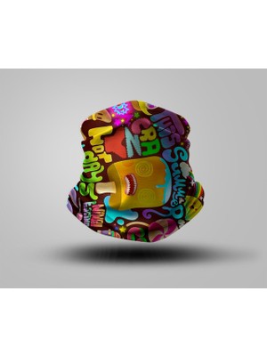 Buffalo Motorcu Baf Maske Outdoor Boyunluk Unisex Bandana