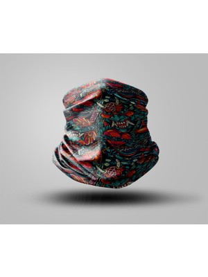Buffalo Motorcu Baf Maske Outdoor Boyunluk Unisex Bandana