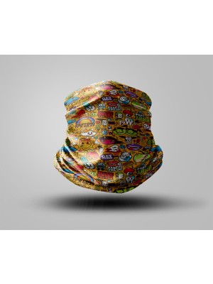 Buffalo Motorcu Baf Maske Outdoor Boyunluk Unisex Bandana