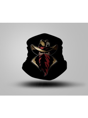 Buffalo Motorcu Baf Maske Outdoor Boyunluk Unisex Bandana
